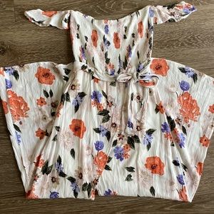 High low floral summer dress. Size S from Dress Up boutique.